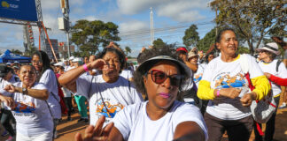 Ação especial no Parque da Cidade conscientiza sobre proteção da pessoa idosa