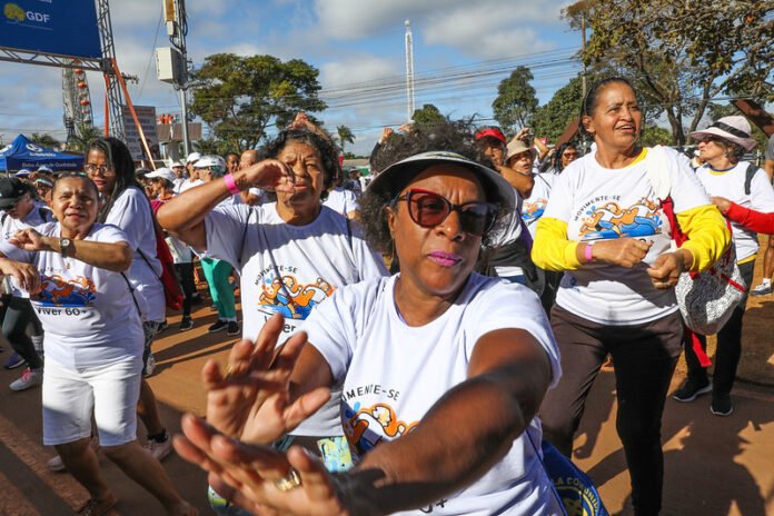 Ação especial no Parque da Cidade conscientiza sobre proteção da pessoa idosa brasilia