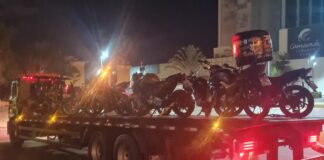 Fiscalização desfaz ‘rolezinho’ e autua motociclistas por diversas irregularidades