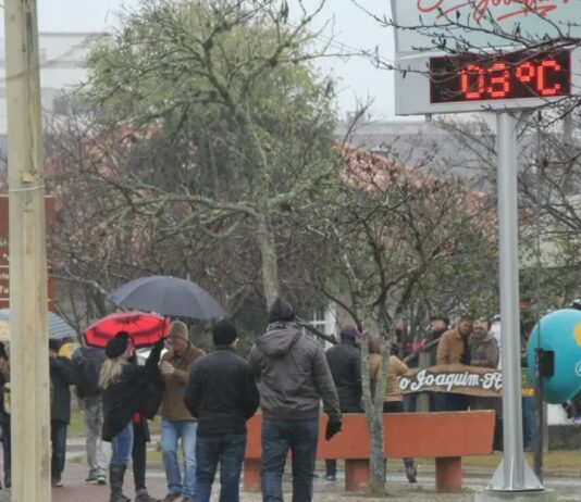 Inmet mantém alerta para queda de temperatura