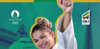 Larissa Pimenta conquista bronze no judô em Paris
