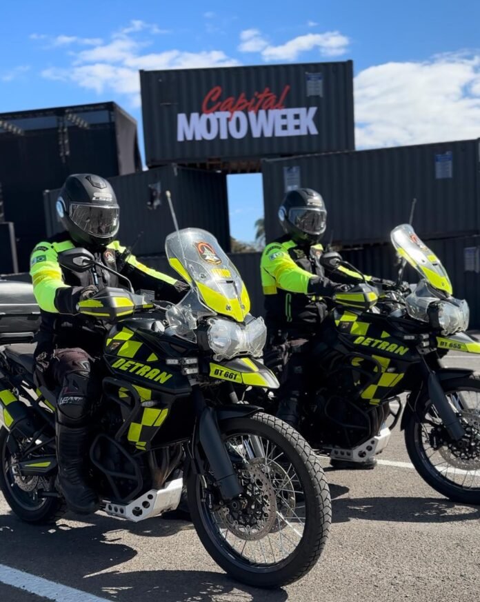 Capital Moto Week 2024 terá ações educativas e fiscalização de trânsito brasilia