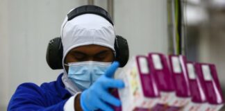 Alerta para prevenção de acidentes de trabalho com as mãos