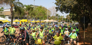 No Dia Mundial sem Carro, passeio ciclístico movimenta as ruas do Cruzeiro