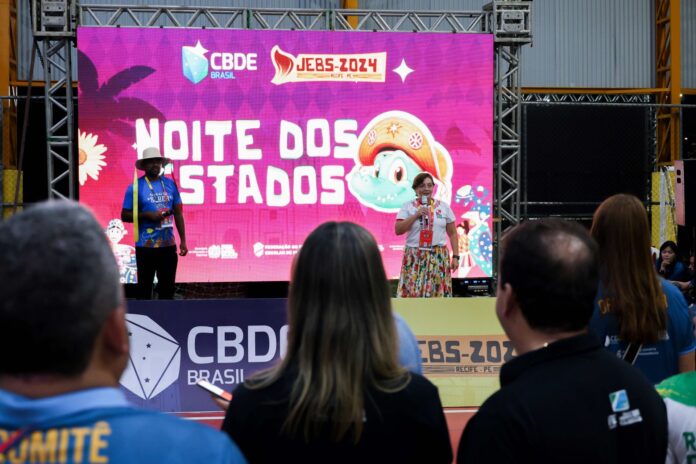 Estudantes do DF participam de Noite dos Estados nos JEBs 2024 brasilia