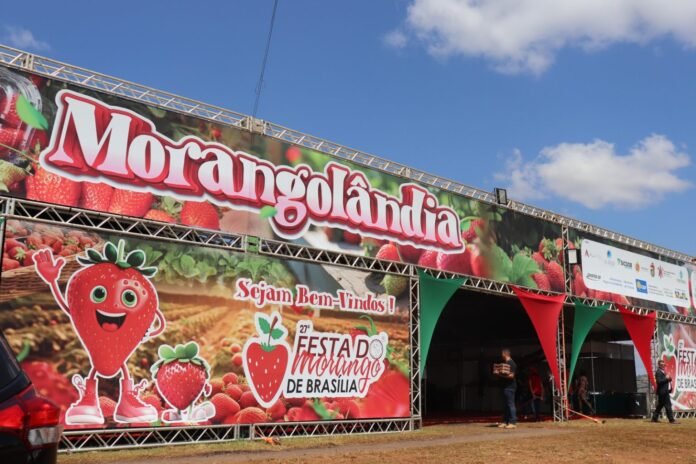 28ª Festa do Morango começa na próxima sexta (6) em Brazlândia brasilia