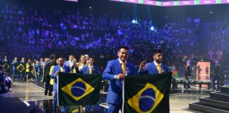WorldSkills #Dia1: Talentos do Senac vibram com a delegação brasileira na abertura da 47ª edição