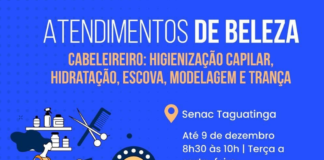 Transforme seu visual com atendimentos no Senac Taguatinga