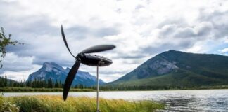 Turbina eólica portátil oferece solução de energia