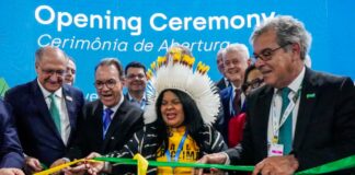 Brasil inaugura pavilhão na COP29