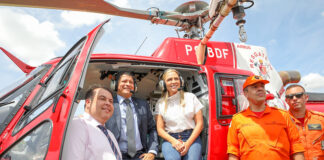 Corpo de Bombeiros Militar do DF passa a contar com novo helicóptero para operações emergenciais