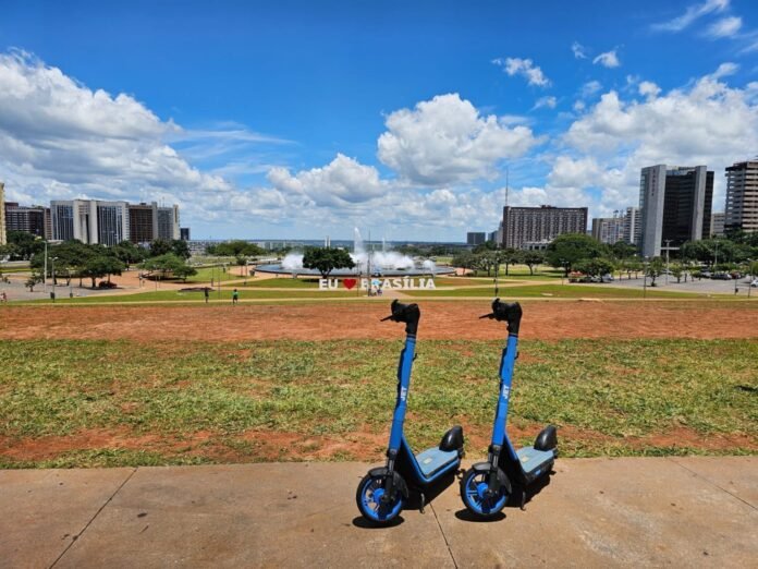 Patinetes elétricos chegam ao DF para período de testes brasilia