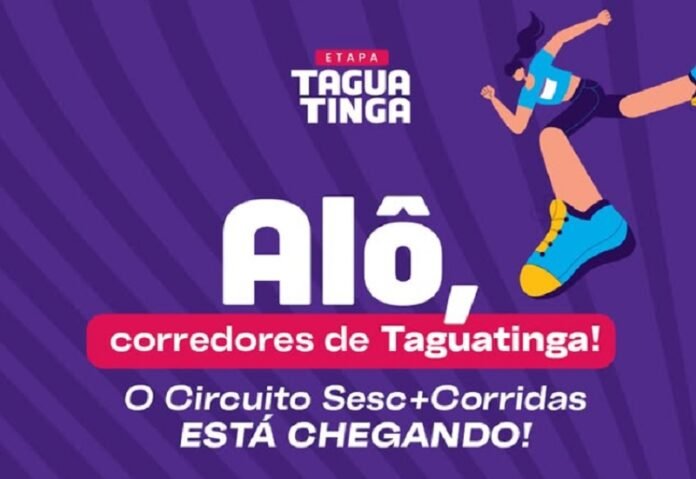 Circuito Sesc +Corridas chega a Taguatinga com percursos para todos os públicos brasilia