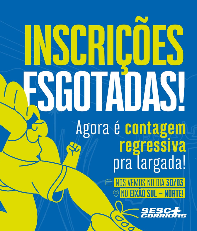 Vagas Esgotadas para a Sesc+Corrida – Etapa Plano Piloto: Prepare-se para um Super Evento! brasilia