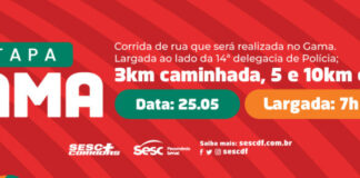 Inscrições abertas para o Sesc+Corridas – Etapa Gama