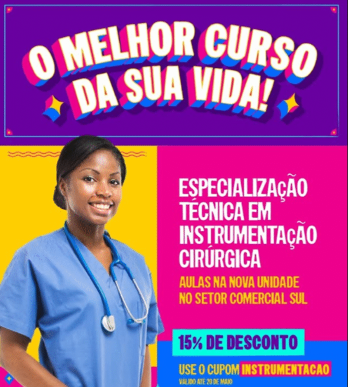 Curso de Instrumentação Cirúrgica SENAC com 15% de Desconto brasilia