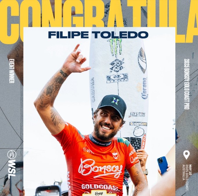 Filipinho vence Julian Wilson e conquista etapa de Gold Coast na WSL esporte