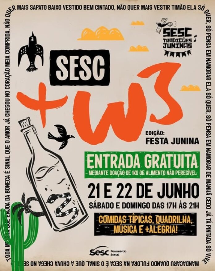 Sesc + W3 retorna com o maior arraiá do coração de Brasília