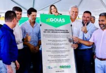 Caiado inaugura pavimentação e restauração de rodovias no Norte goiano