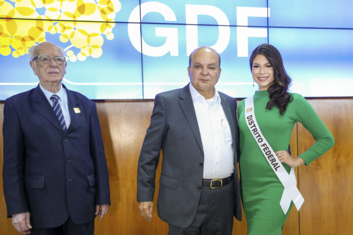 Candidatas ao concurso Miss Brasil Globo 2025 são recebidas pelo governador Ibaneis Rocha brasilia