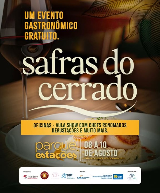 Safras do Cerrado leva os sabores da região ao Parque da Cidade neste fim de semana