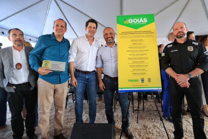 Inaugurada primeira etapa do complexo de delegacias de Caldas Novas goias