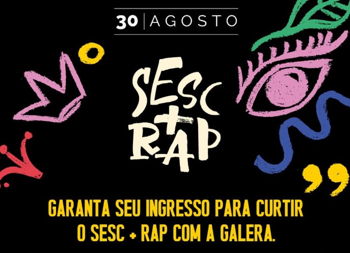 Festival Sesc+Rap agita o DF em 30 de agosto com show de Hungria e distribuição solidária de ingressos brasilia