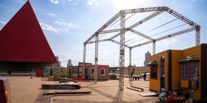 Começou a montagem do Natal do Bem 2025 goias