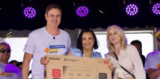 José Aparecido celebra Fecomércio em Vicente Pires