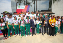 Governador enaltece infraestrutura de Brasília e incentiva prática esportiva em visita à arena dos Jogos da Juventude