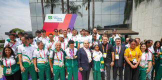 Governador enaltece infraestrutura de Brasília e incentiva prática esportiva em visita à arena dos Jogos da Juventude