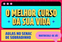 Senac-DF abre inscrições para cursos em Sobradinho com início em novembro