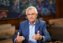 Caiado comemora saída da União Progressista do governo Lula