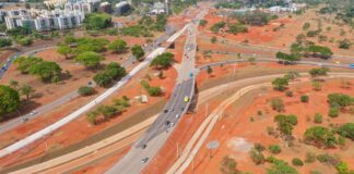 Obra do corredor de ônibus na Epig avança e transforma mobilidade em Brasília