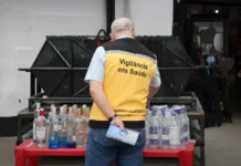 Brasil registra 225 casos de intoxicação por metanol.