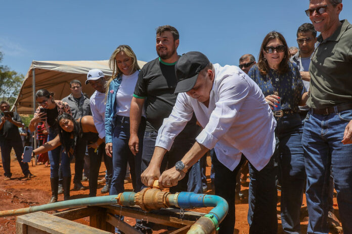 Governador inaugura primeira etapa de obras de modernização hídrica no Núcleo Rural Rio Preto, em Planaltina brasilia
