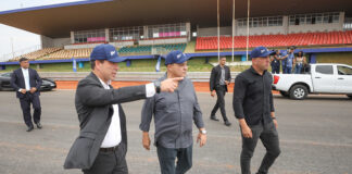 Um mês da reinauguração| Governador Ibaneis Rocha visita obra do Autódromo de Brasília