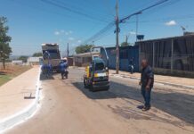 Operação de manutenção asfáltica em Ceilândia