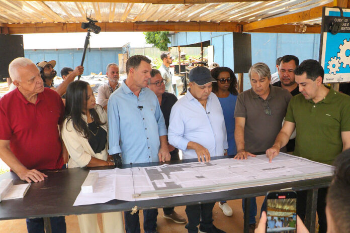 Ibaneis Rocha visita obras do Hospital de Brazlândia e destaca investimento de R$ 20 milhões na unidade brasilia