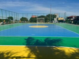 Ceilândia: Quadra de esporte é totalmente revitalizada