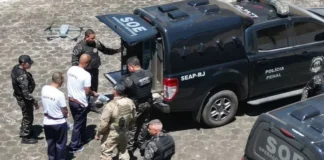 Rio de Janeiro transfere chefes do Comando Vermelho para presídios federais