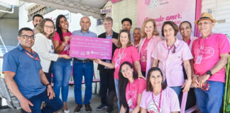 Rede Feminina de Combate ao Câncer recebe doação de mais de R$ 50 mil