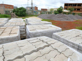 GDF leva pavimentação com bloquetes a ruas da Estrutural