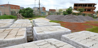 GDF leva pavimentação com bloquetes a ruas da Estrutural