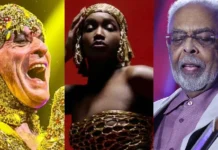 Ney Matogrosso, IZA e Gilberto Gil Foto: Reprodução/Instagram