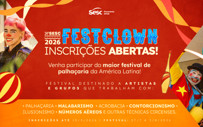 Sesc-DF abre inscrições para o Sesc Festclown 2026 brasilia sesc