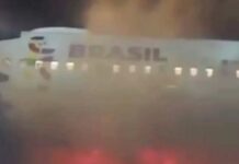 Incêndio em equipamento de solo força evacuação de 159 passageiros no Aeroporto de Guarulhos