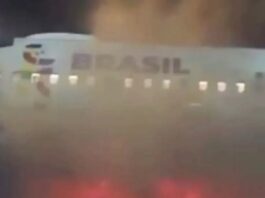 Incêndio em equipamento de solo força evacuação de 159 passageiros no Aeroporto de Guarulhos