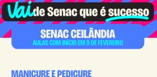 Senac Ceilândia abre vagas para cursos com início em fevereiro