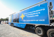 Carreta Sedet Mais Perto de Você Rodoviária presta atendimento na Rodoviária do Plano Piloto